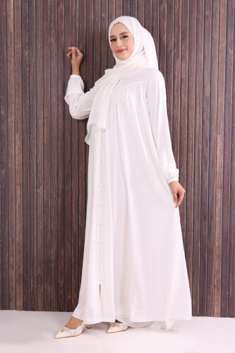 Robalı Britli Ferace 6022 Ekru - 2