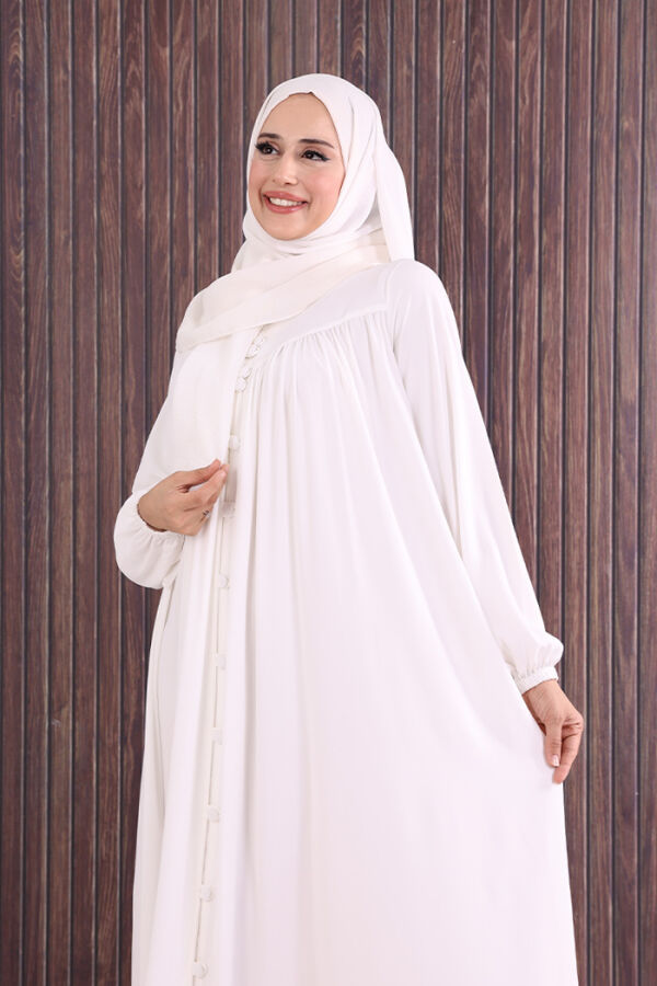 Robalı Britli Ferace 6022 Ekru - 4