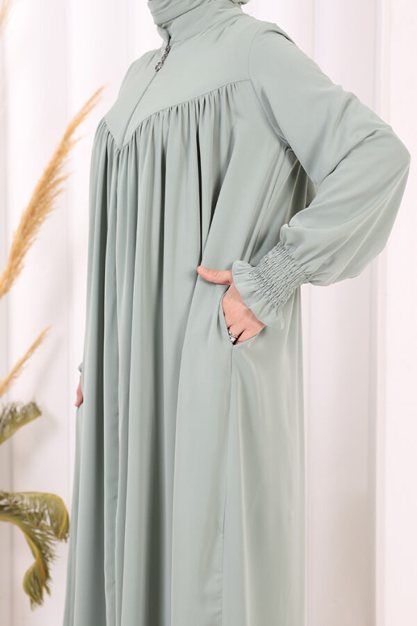 Biritli Ferace ŞAL HEDİYE ! 7056 Mint - 6