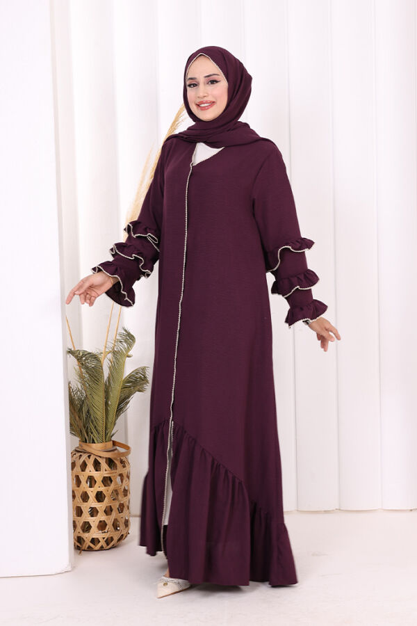 Hac Umre Ferace ŞAL HEDİYE   70018 Mor - 4