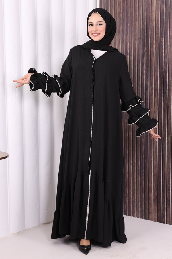 Şal ve Ferace İkili Takım 70018 Siyah - 2