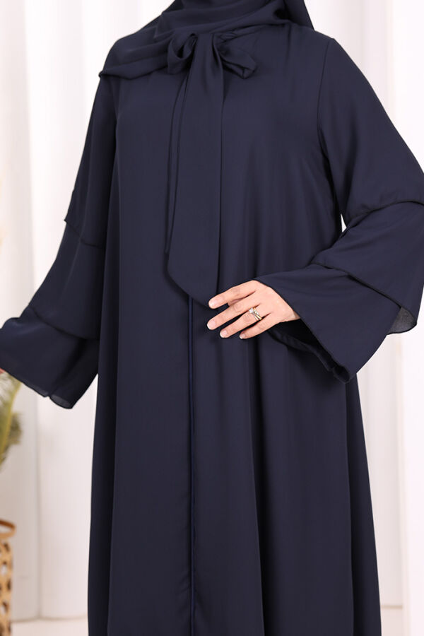 Şallı Ferace Takım 7052 Lacivert - 6