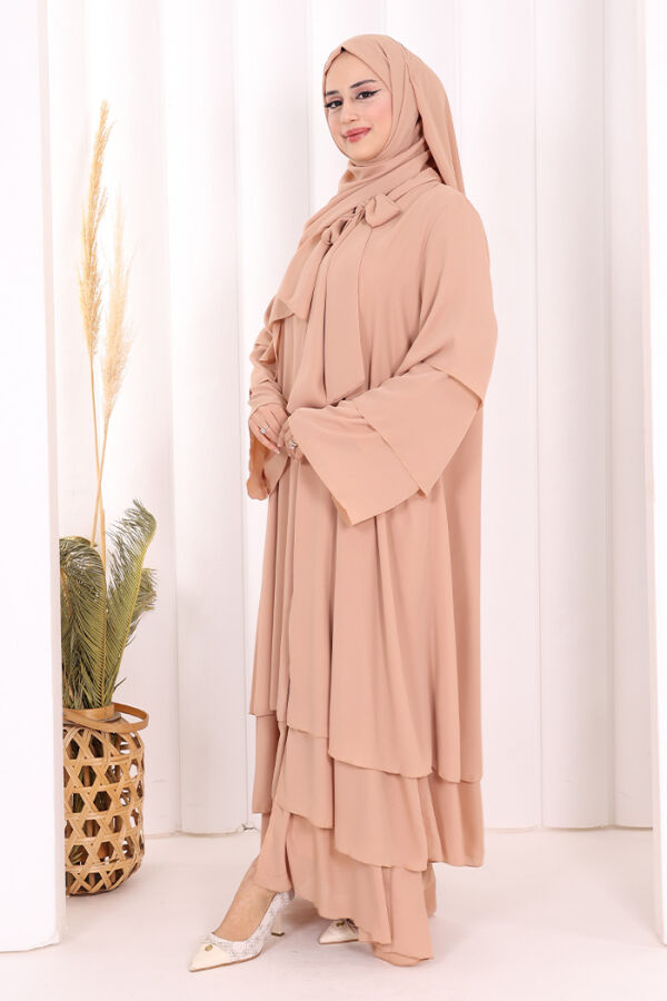 Şallı Ferace Takım 7052 Taş - 3