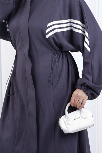 Şeritli Spor Takım 8715 Füme - 5