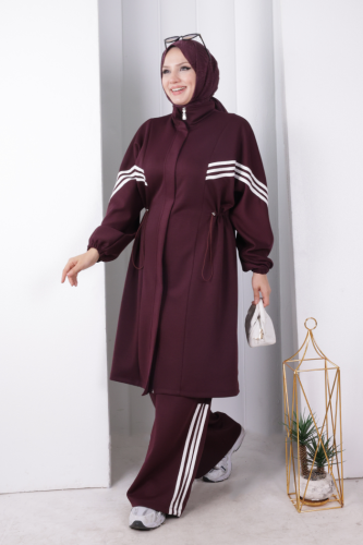 Şeritli Spor Takım 8715 Mürdüm - 2