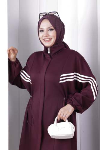 Şeritli Spor Takım 8715 Mürdüm - 4