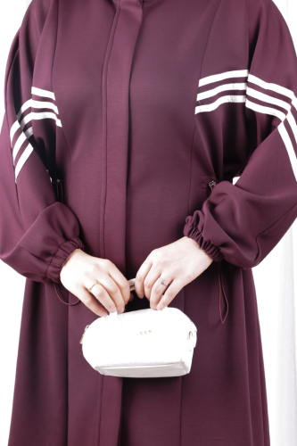 Şeritli Spor Takım 8715 Mürdüm - 5