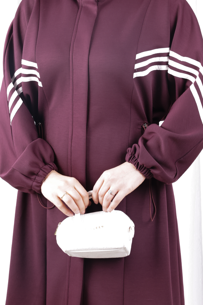 Şeritli Spor Takım 8715 Mürdüm - 5