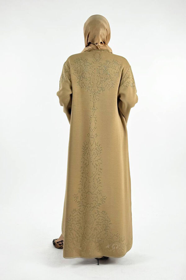 Simli Desenli Hırka 18303 Taba - 2