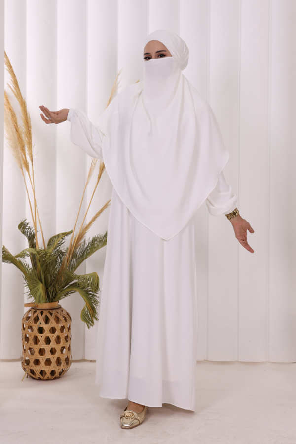 Sufleli Elbise Takım 6044 Ekru - 2