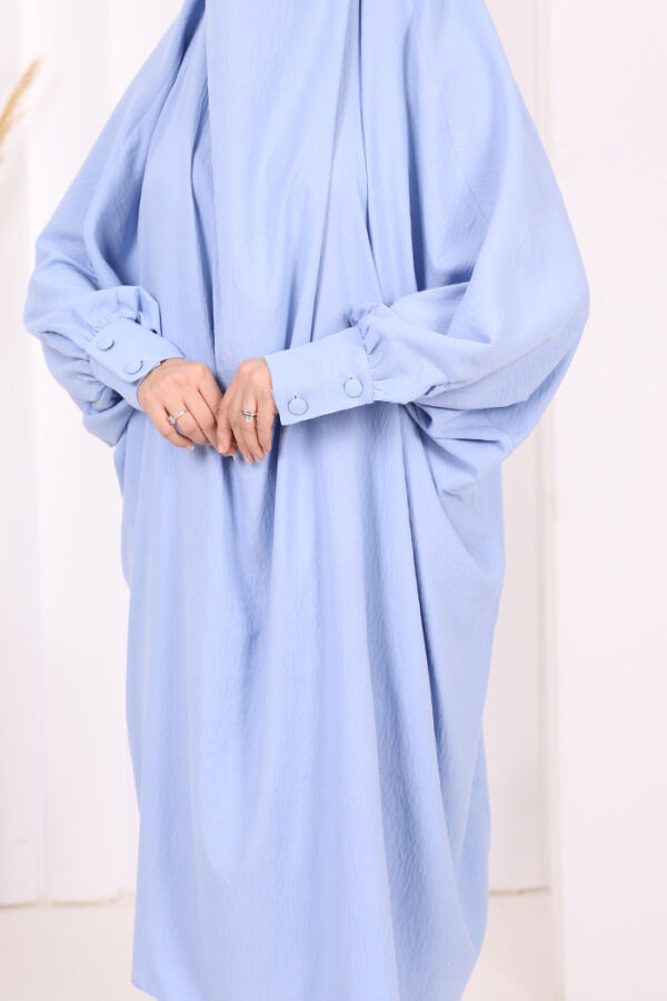 Sufleli Tunik Pantolon Takım 8004 Mavi - 7