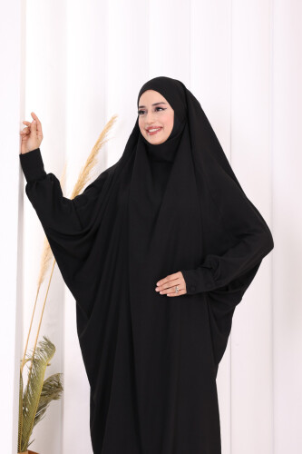 Sufleli Tunik Pantolon Takım 8004 Siyah - 5