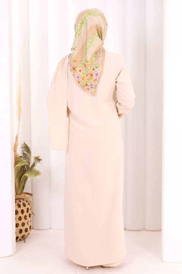 Tek Omuz Gold Toka Detaylı Tunik Pantolon Takım 8698 Taş - 4