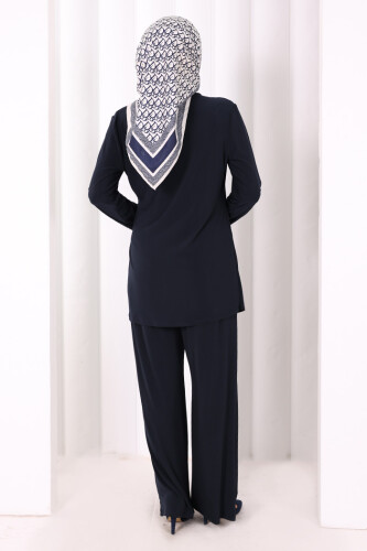 Toka Detaylı İkili Takım 8034 Lacivert - 3