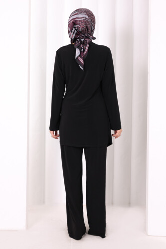 Toka Detaylı İkili Takım 8034 Siyah - 3