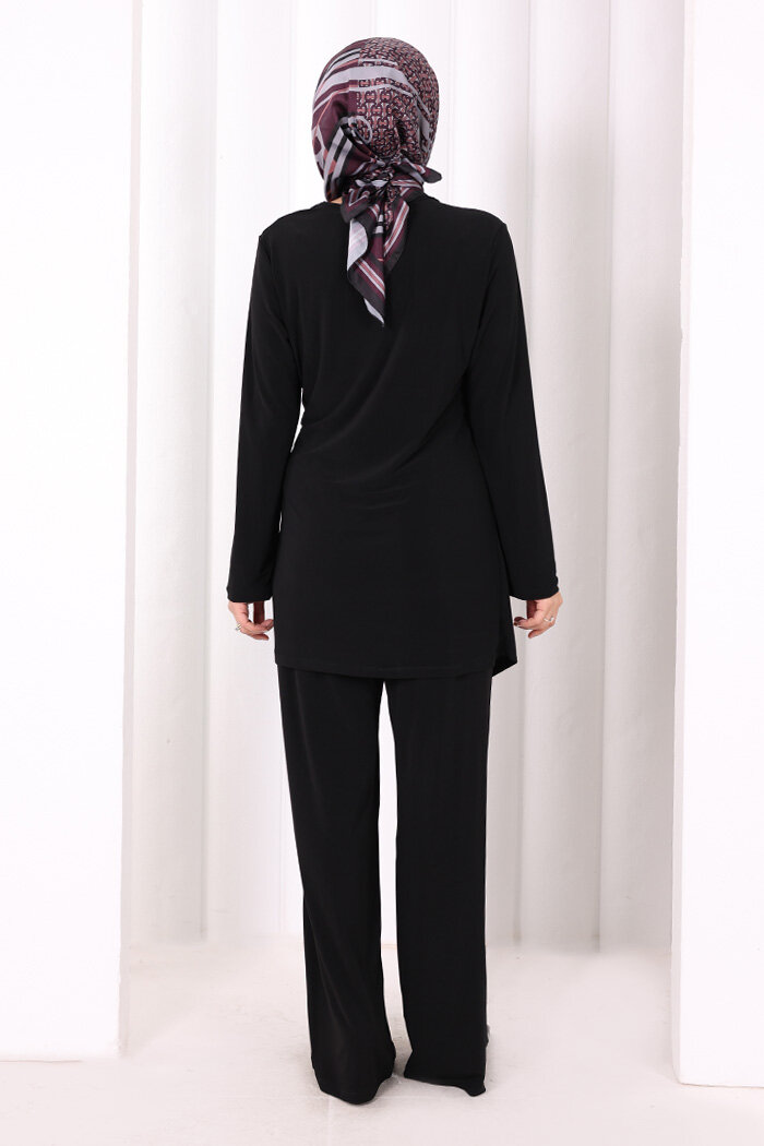 Toka Detaylı İkili Takım 8034 Siyah - 3