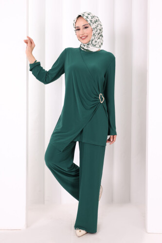 Toka Detaylı İkili Takım 8034 Zümrüt - 3