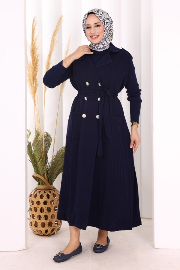 Triko Yelek 18336 Lacivert - 1