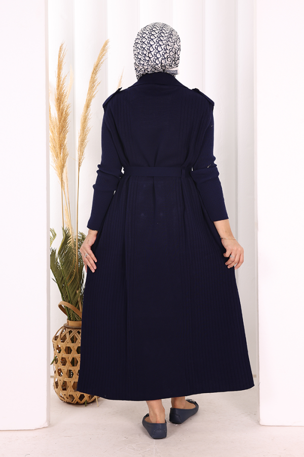 Triko Yelek 18336 Lacivert - 4