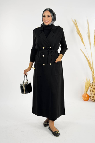 Triko Yelek 18336 Siyah - Bym Fashion