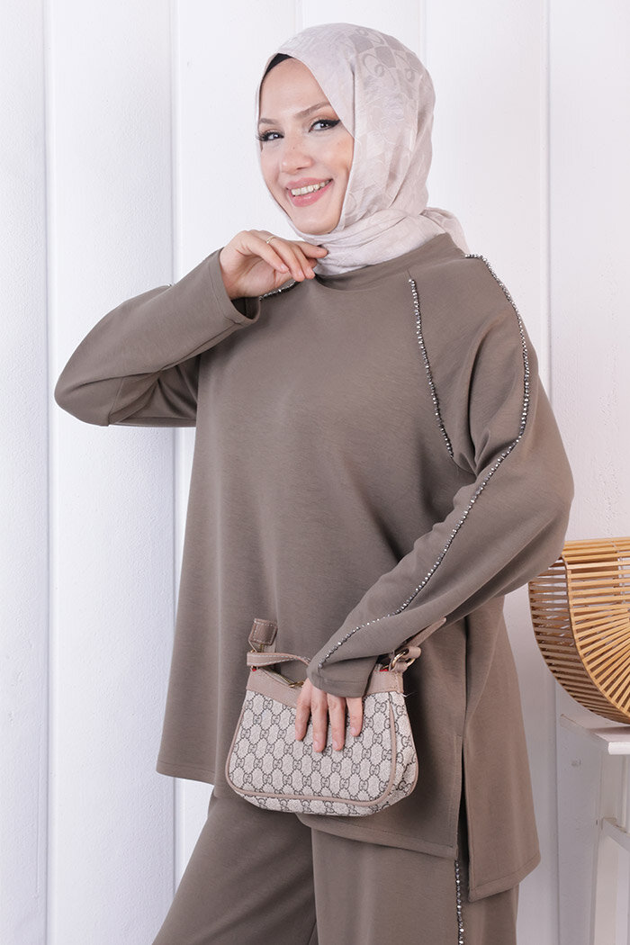 Tunik Pantolon Takım 1213 Haki - 5