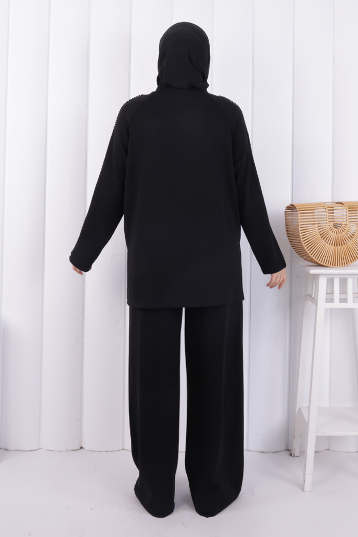 Tunik Pantolon Takım 1213 Siyah - 3