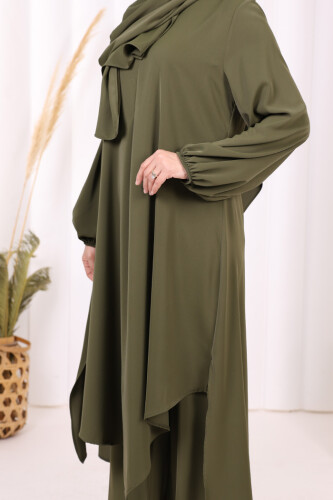 Tunik Pantolon Takım 8003 Haki - 6