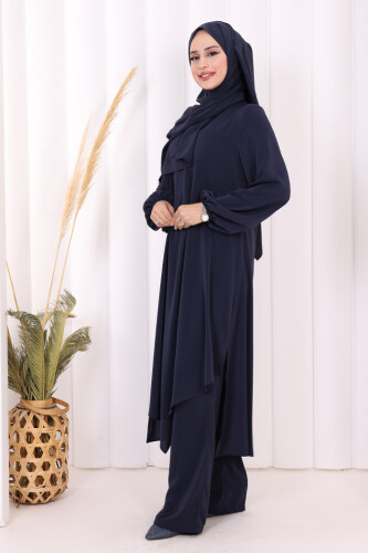 Tunik Pantolon Takım 8003 Lacivert - 3