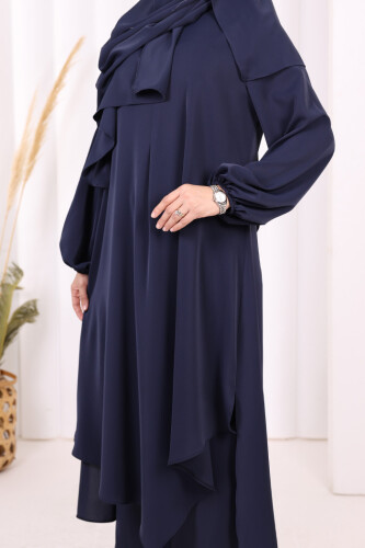 Tunik Pantolon Takım 8003 Lacivert - 6