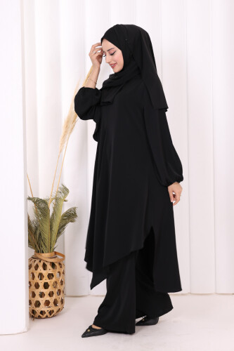 Tunik Pantolon Takım 8003 Siyah - 2