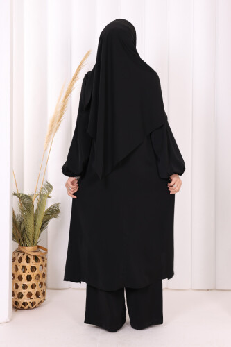 Tunik Pantolon Takım 8003 Siyah - 3