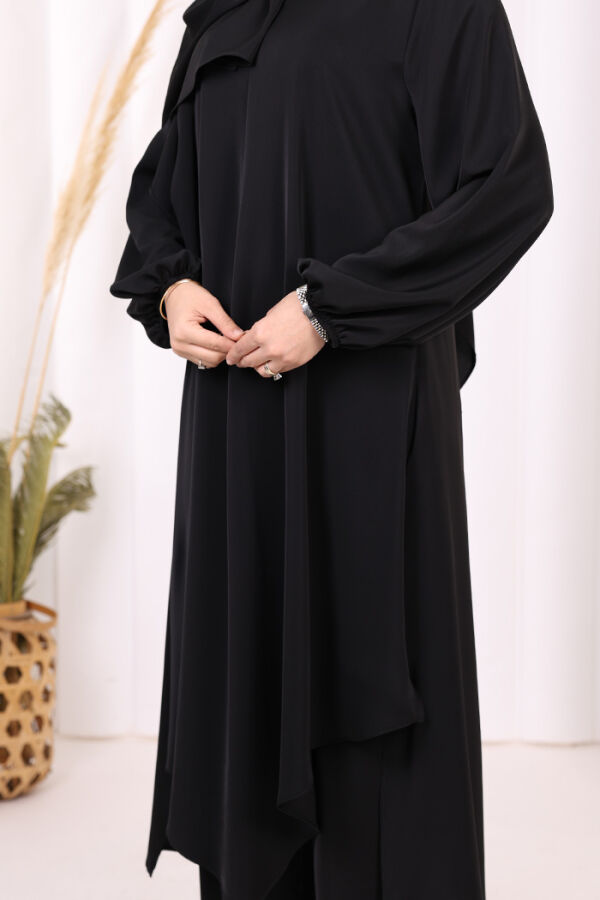 Tunik Pantolon Takım 8003 Siyah - 5