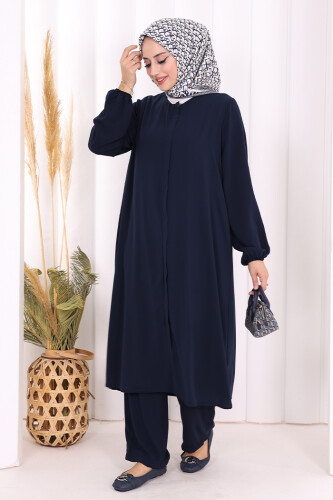 Tunik Pantolon Takım 8006 Lacivert - 2