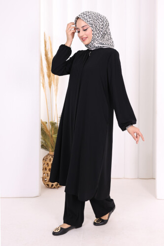 Tunik Pantolon Takım 8006 Siyah - 2