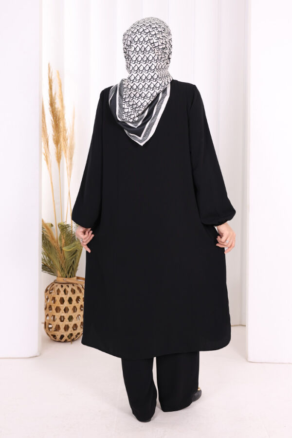 Tunik Pantolon Takım 8006 Siyah - 3