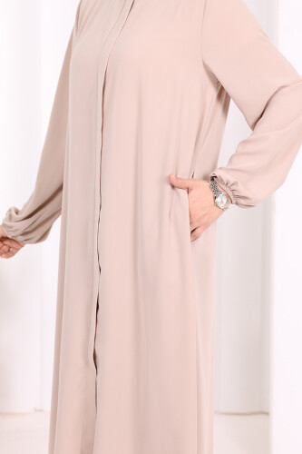 Tunik Pantolon Takım 8006 Vizon - 5