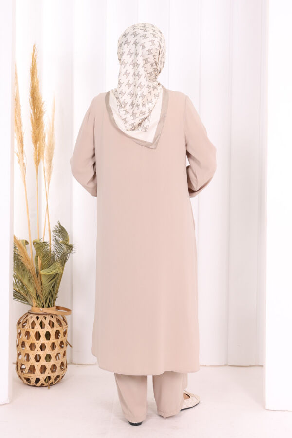 Tunik Pantolon Takım 8006 Vizon - 6