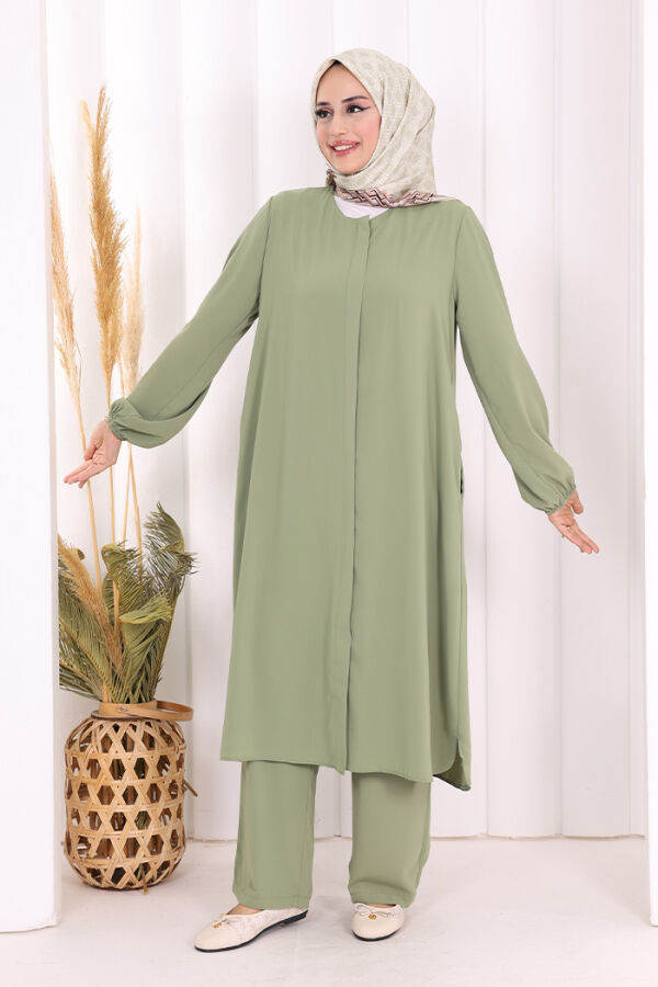 Tunik Pantolon Takım 8006 Yeşil - 1