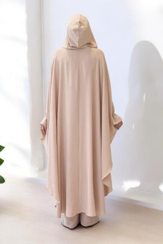 Tunik, Pantolon ve Abaya Üçlü Takım 8663 Taş - 2