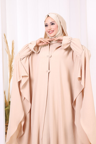 Tunik, Pantolon ve Abaya Üçlü Takım 8663 Taş - 6