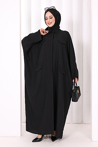 Yarasakol Elbise 7071 Siyah