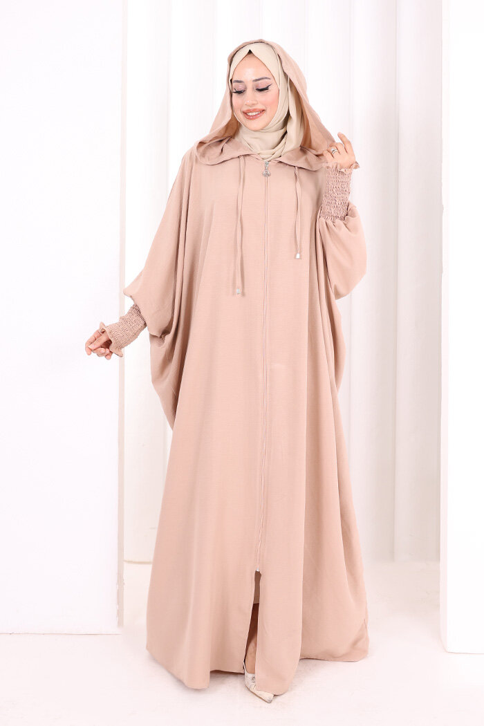 Yarasakol , Şapkalı Ferace 7076 Bal - 2