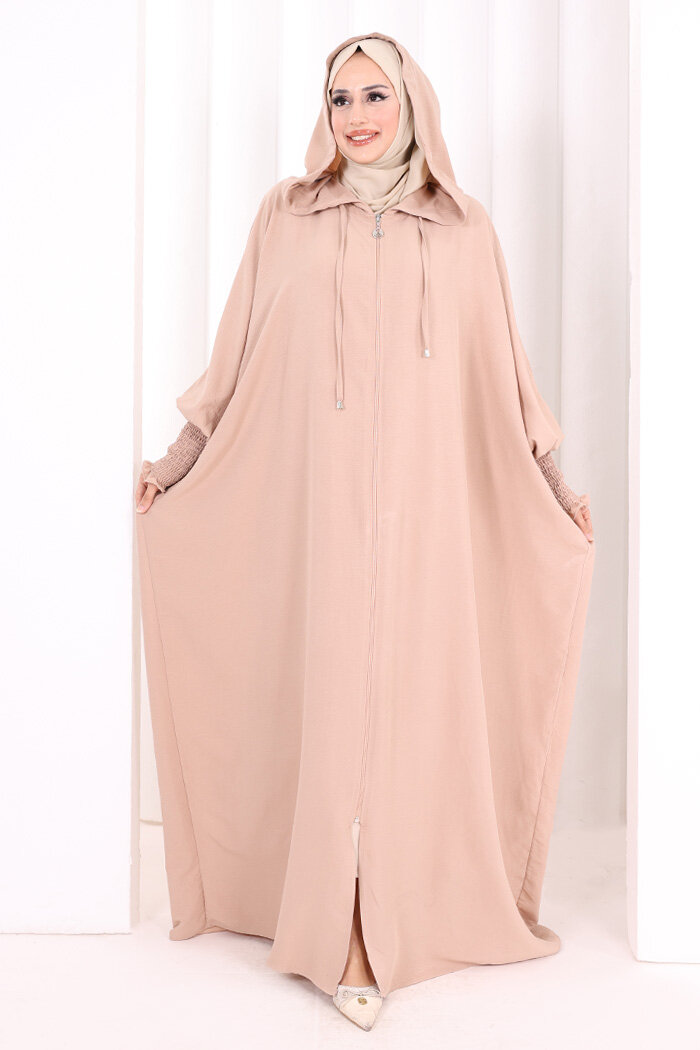 Yarasakol , Şapkalı Ferace 7076 Bal - 3