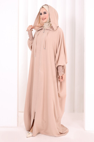 Yarasakol , Şapkalı Ferace 7076 Bal - 4