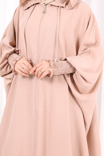 Yarasakol , Şapkalı Ferace 7076 Bal - 7