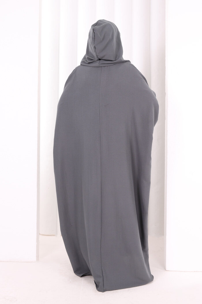 Yarasakol , Şapkalı Ferace 7076 Füme - 4