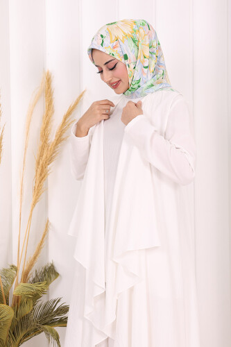 Yelekli Pantolon Takım 8012 Ekru - 6