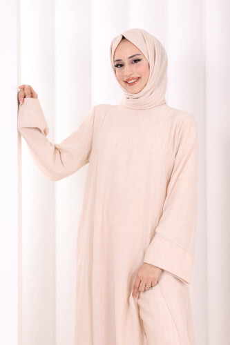 Yırtmaçlı Tunik Üçlü Takım 8035 Taş - 6