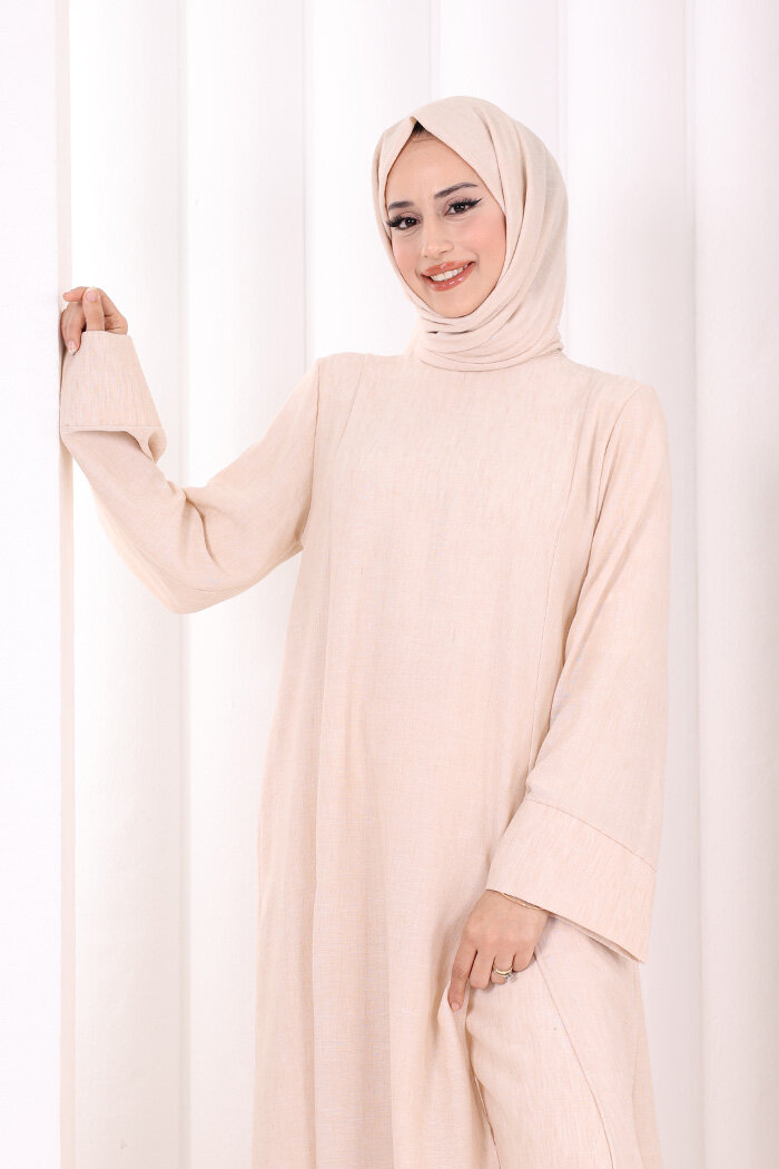 Yırtmaçlı Tunik Üçlü Takım 8035 Taş - 6